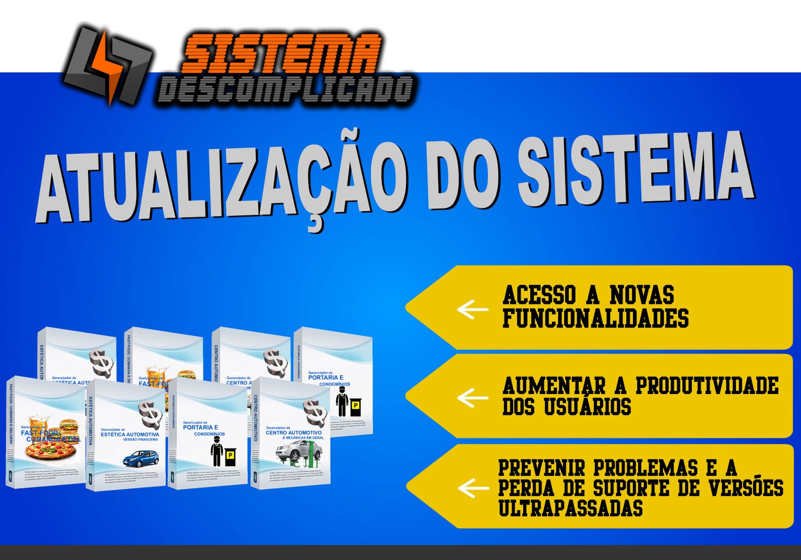 Serviço de Atualização -  Sistemas Descomplicado 