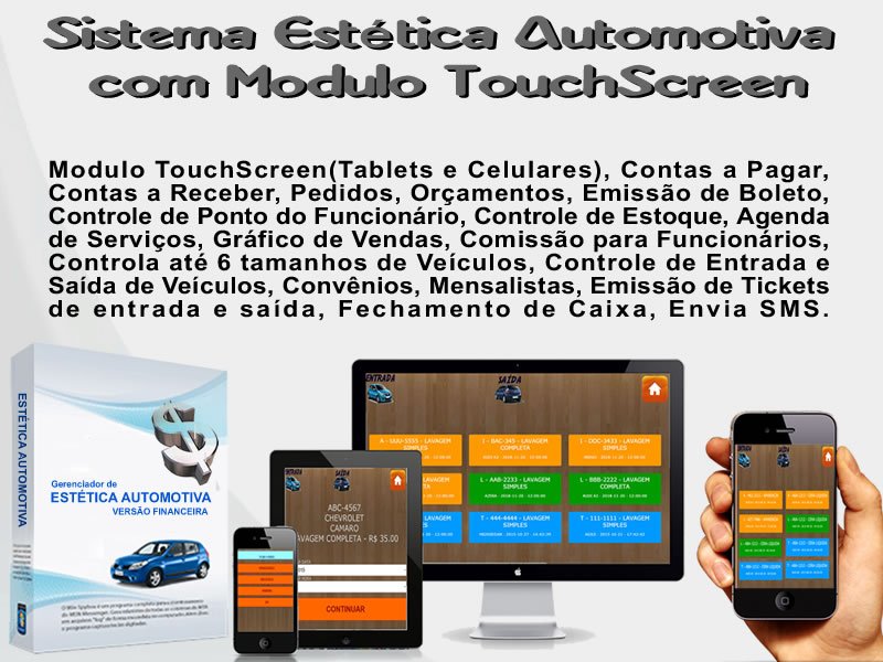 ve software vantagens ESTETICA AUTOMOTIVA